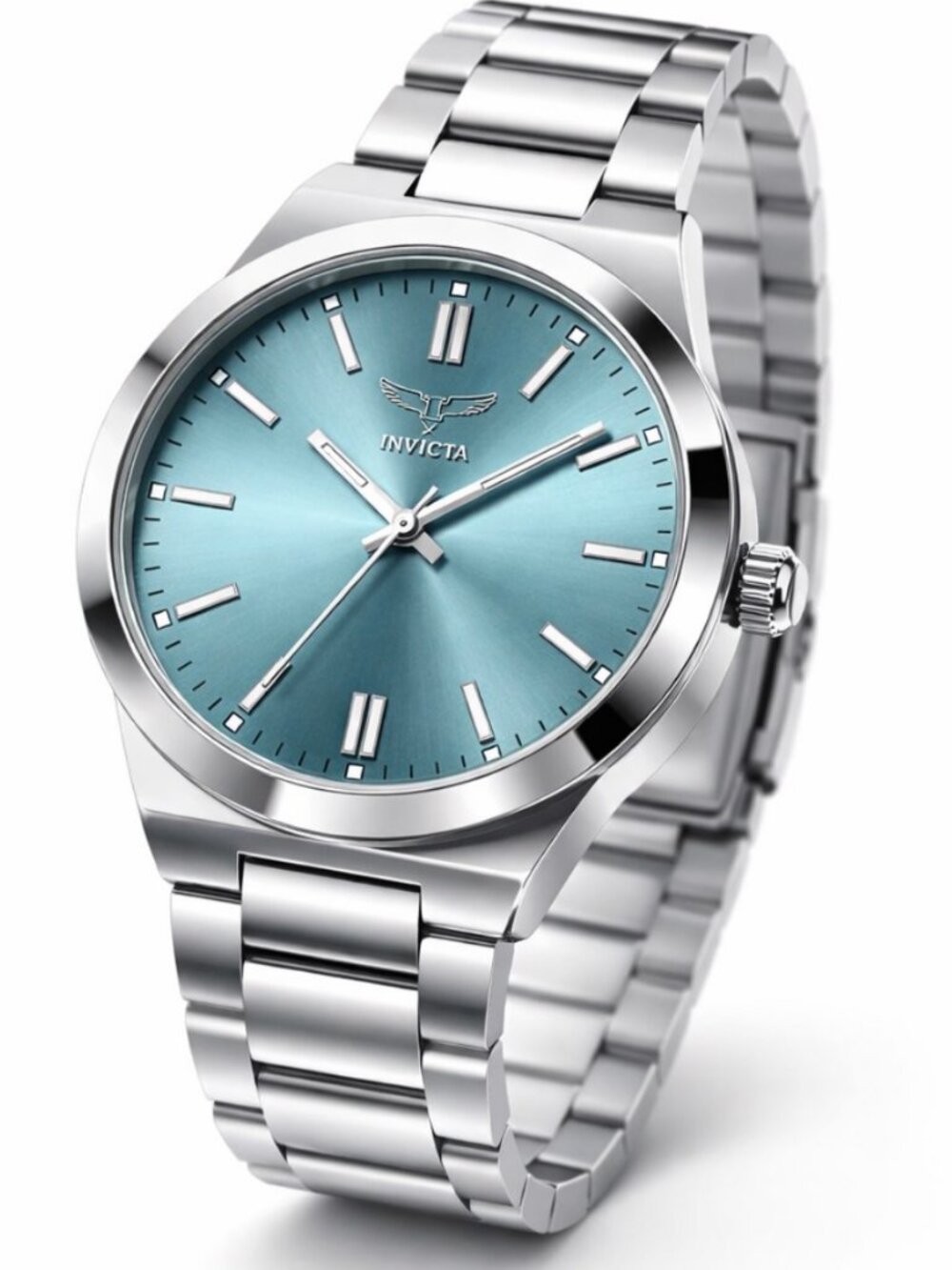 $259 Invicta Celestial I Women's Silver Tiffny Blue 35mm Steel Watch 69059 NIB